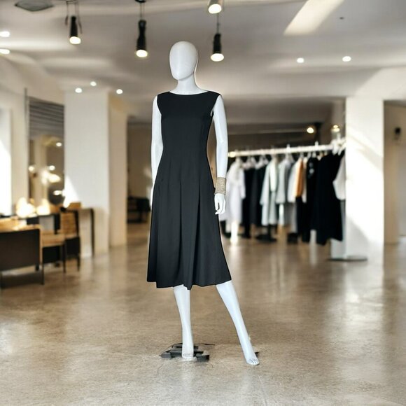 NWT Pristine Black Cashmere Dries Van Noten Dress - Picture 3 of 9